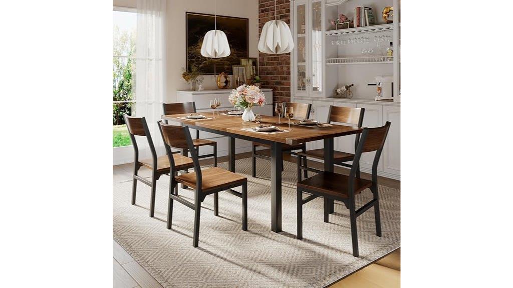 seven piece dining set