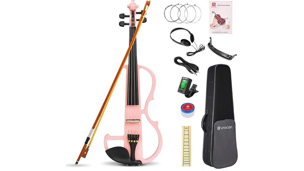 silent full size electric violin