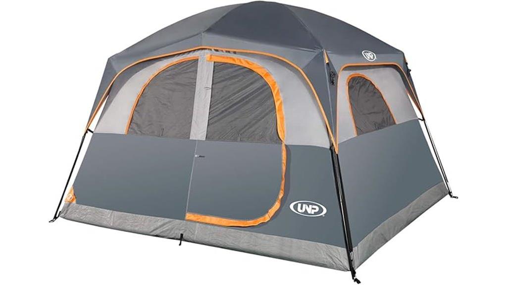 six person waterproof camping tent