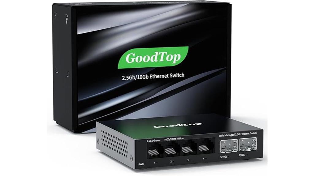 six port 2 5gb switch