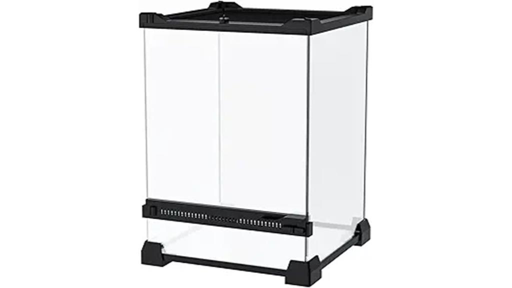small glass reptile habitat
