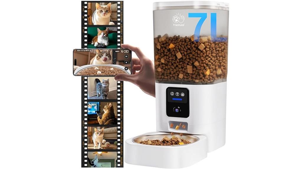 smart automated cat feeder