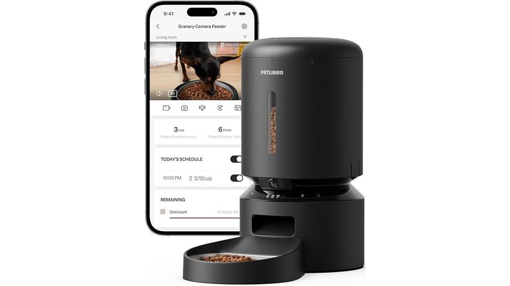 smart cat feeder camera