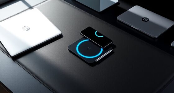 smart desk mats with wireless charging