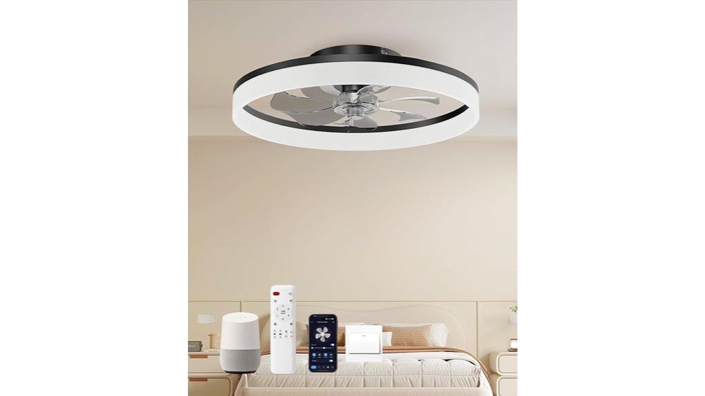 smart dimmable ceiling fan