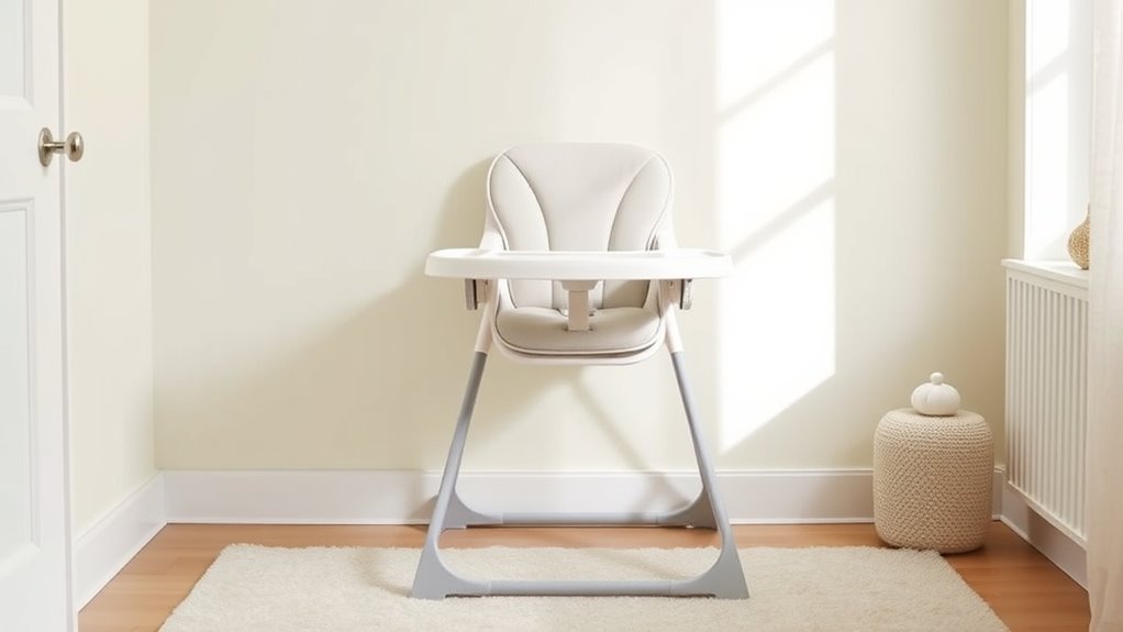 space saving foldable high chairs