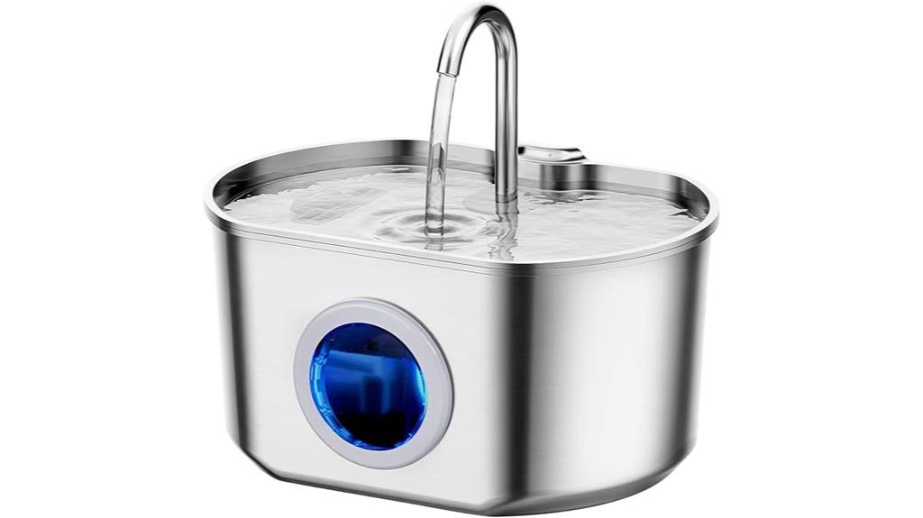 stainless steel 74oz fountain