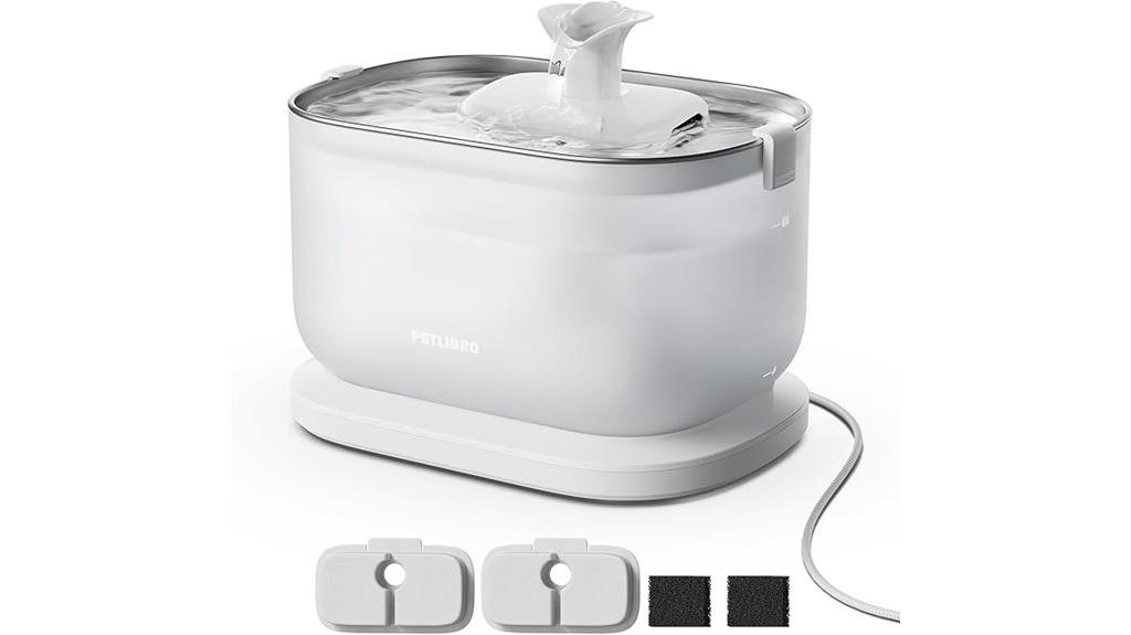 stainless steel cat fountain