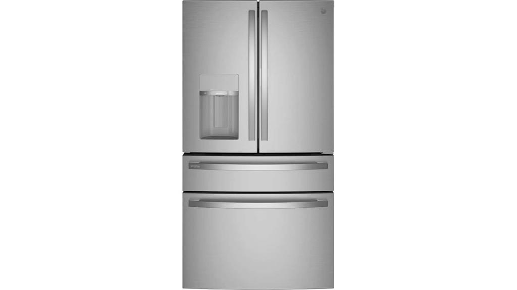 stainless steel full size refrigerator