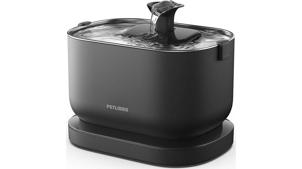 stainless steel pet fountain