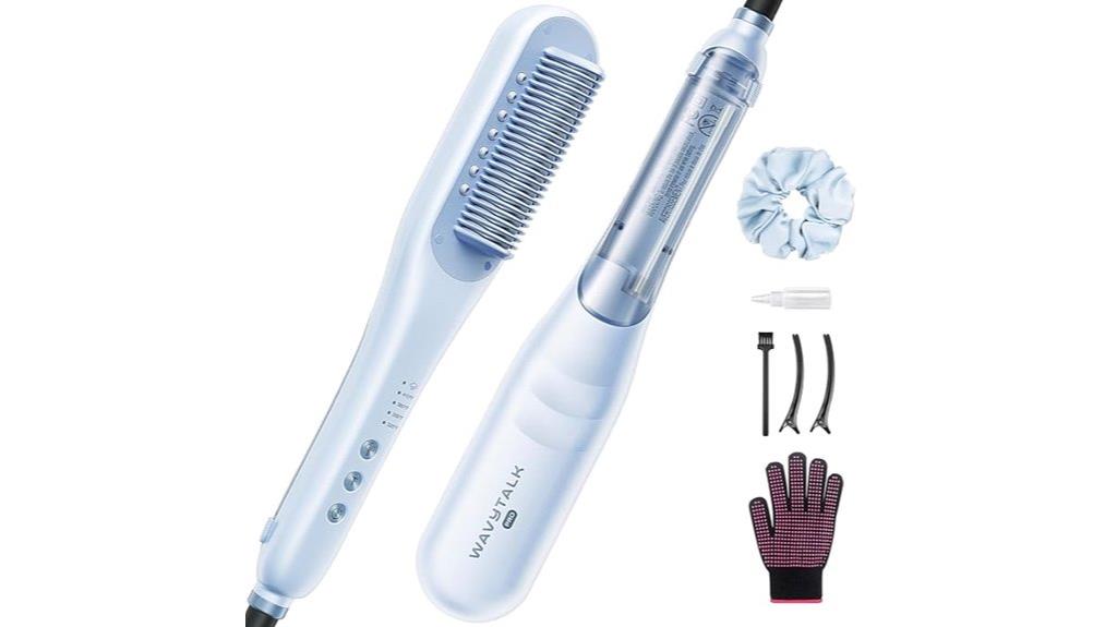 steam powered hair straightener
