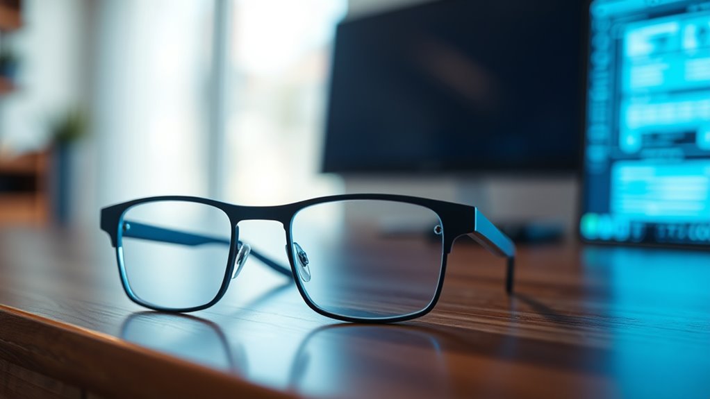 stylish blue light glasses