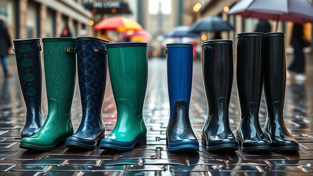stylish women s rain boots