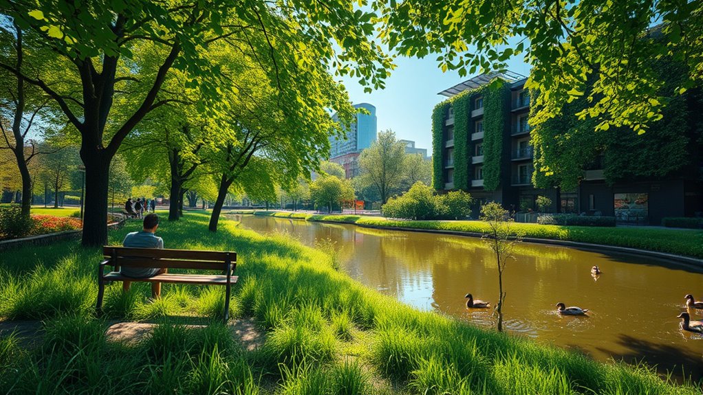 sustainable quiet urban retreats