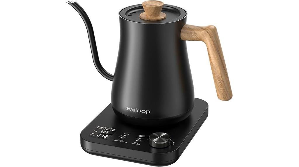 temperature controlled gooseneck kettle