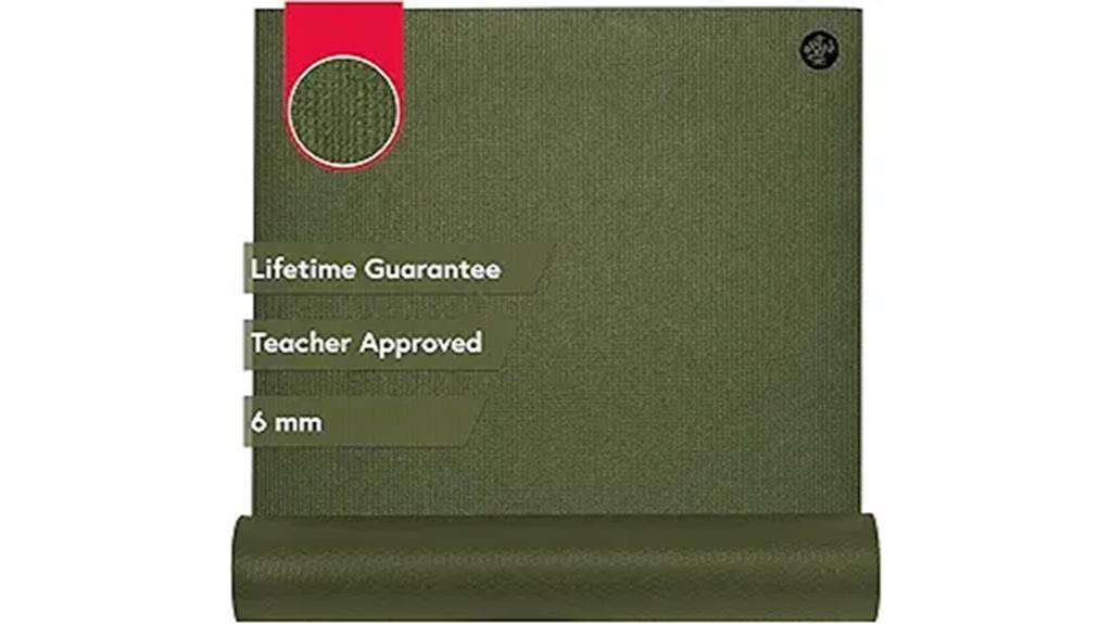 thick durable yoga mat