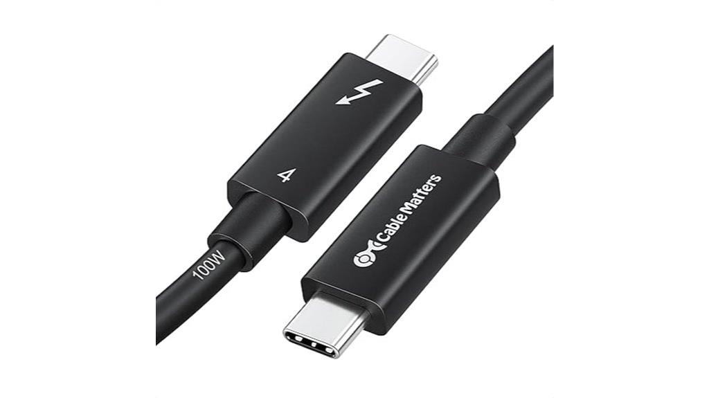 thunderbolt 4 8k charging cable
