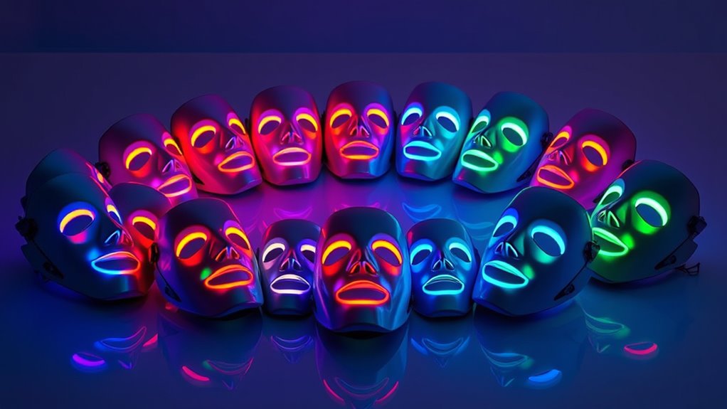 top led face masks