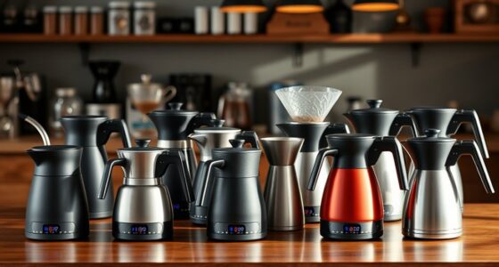 top pour over kettles