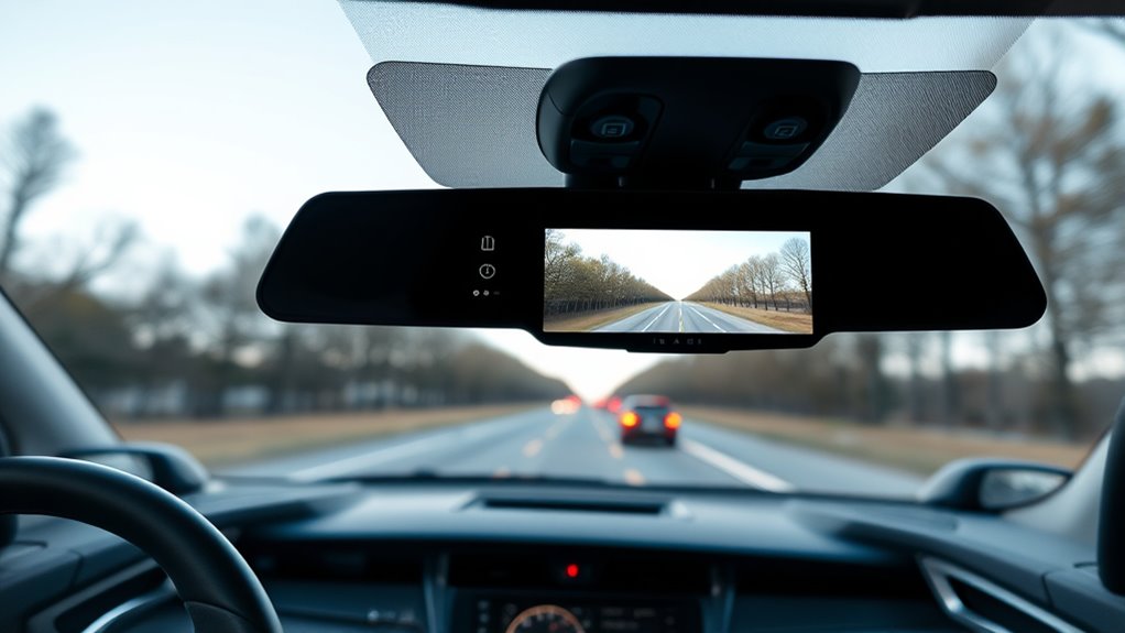 top rear view dash cam combos