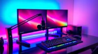 top rgb streaming desk lights