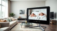 top split screen baby monitors