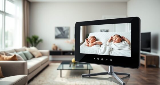 top split screen baby monitors