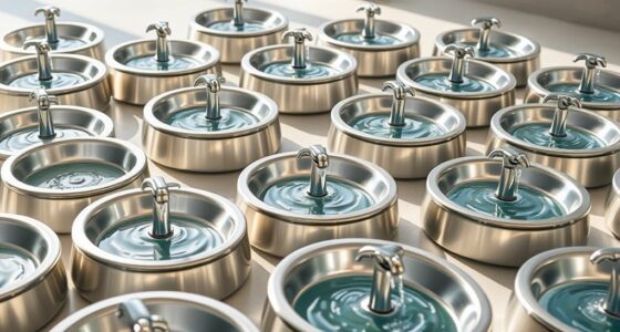 top stainless steel cat fountains