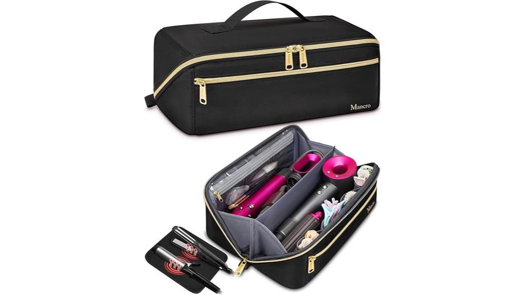 travel bag with heat mat