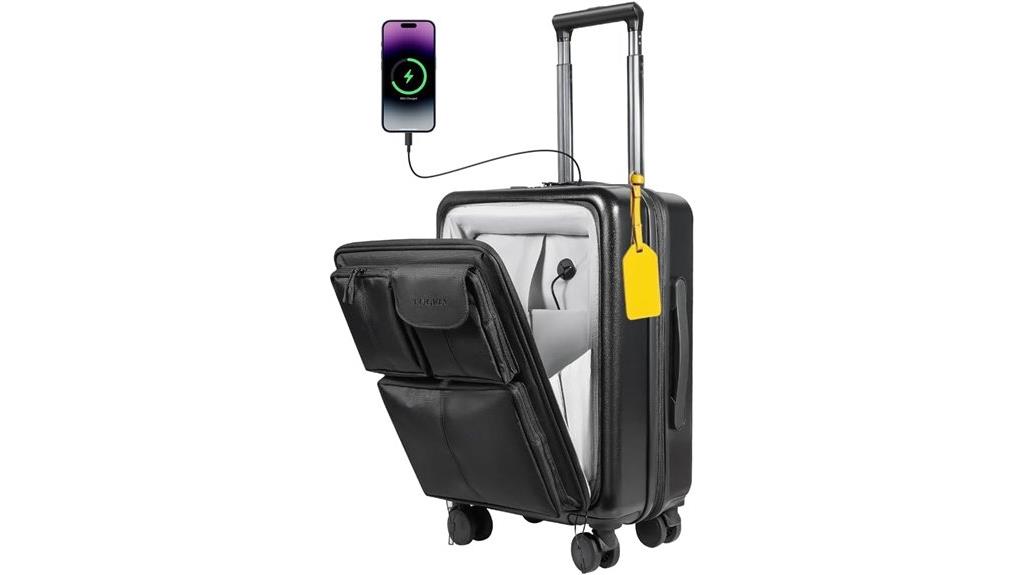 travel carry on with spinner