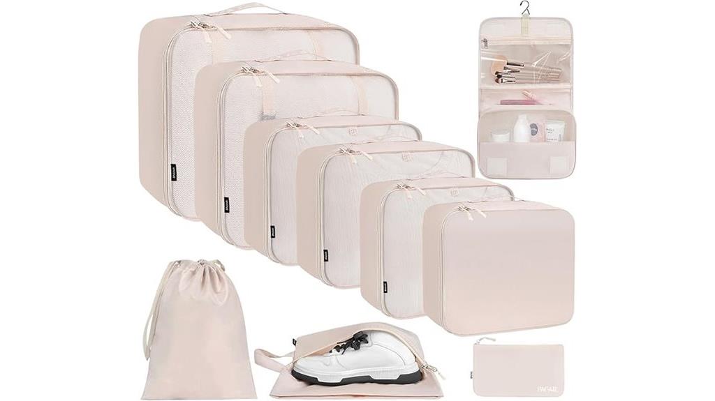 travel organization packing cubes