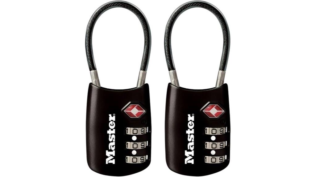 two pack tsa luggage locks