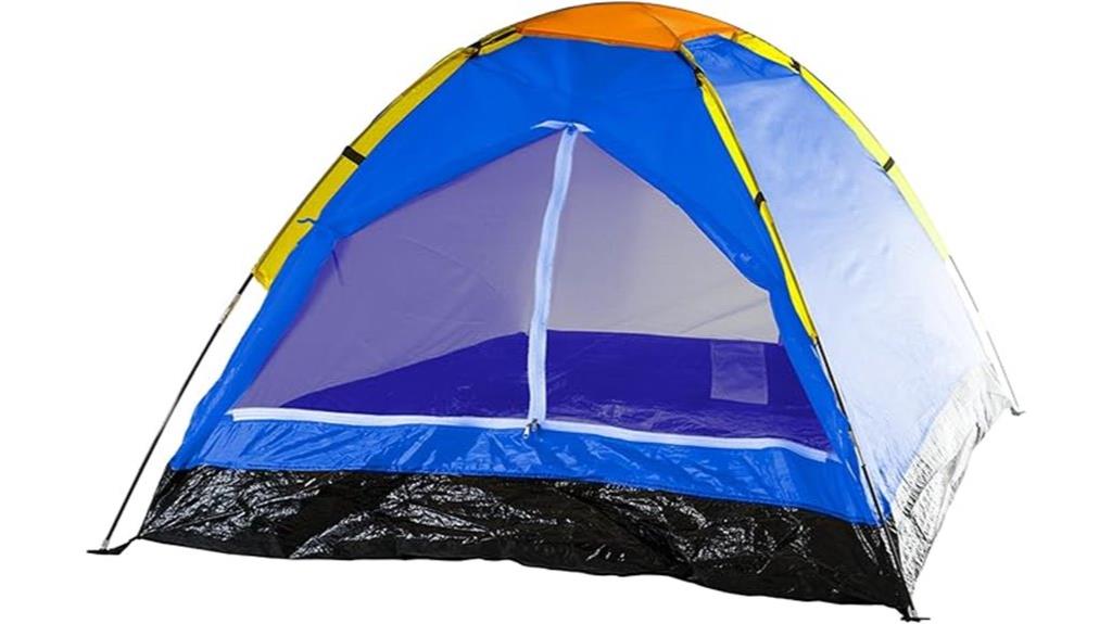 two person tent with rainfly