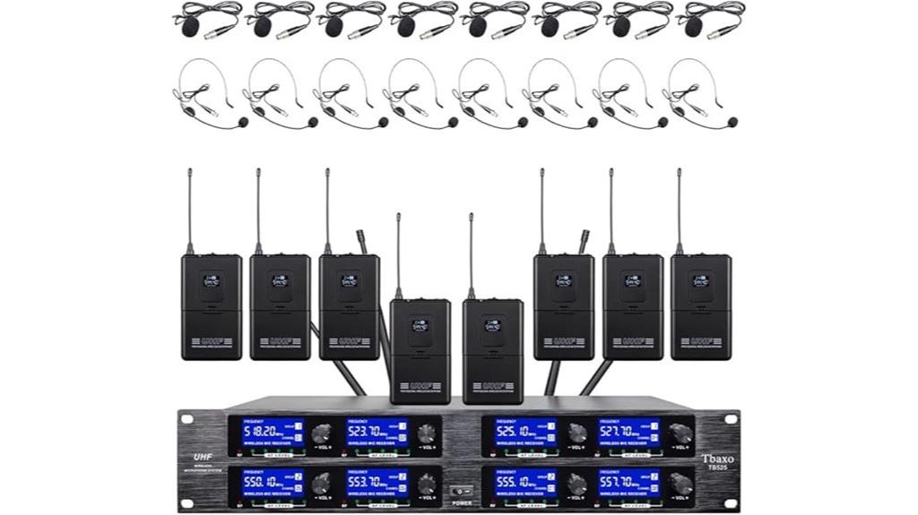 uhf 8 channel lavalier