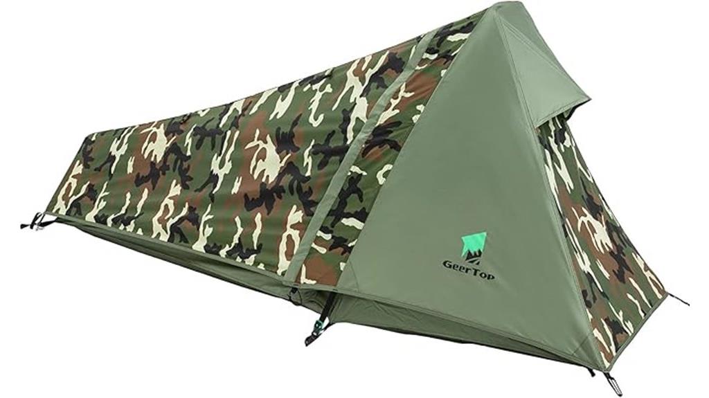ultralight solo bivy tent