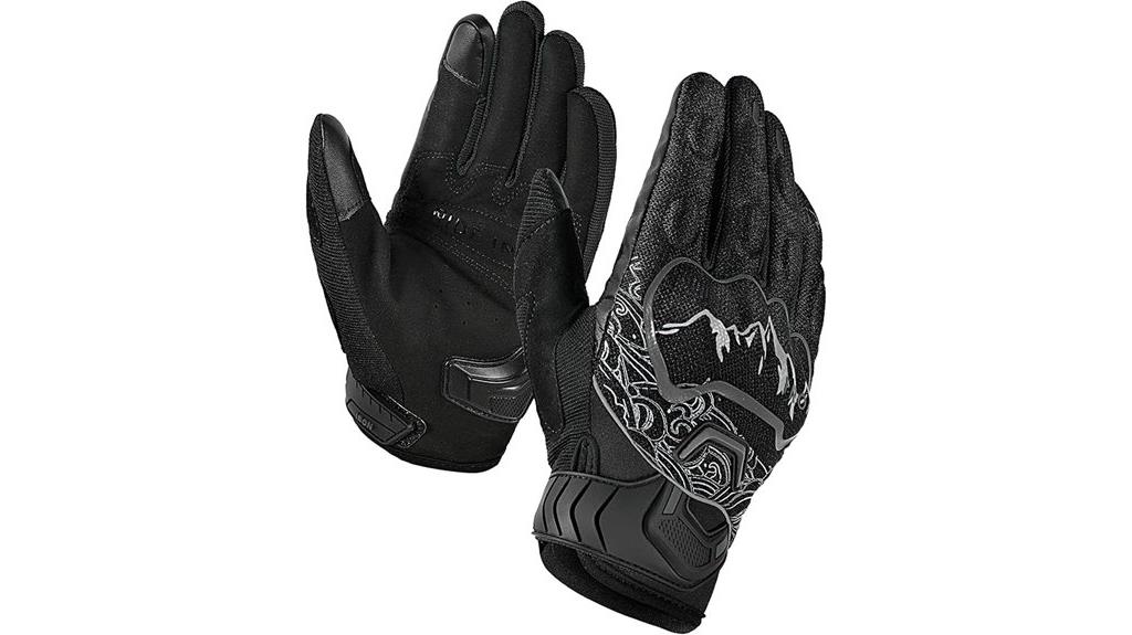 unisex motorcycle glove design