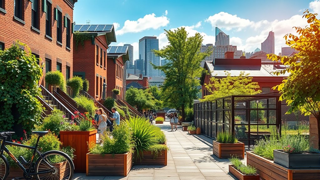 urban farming and green transit