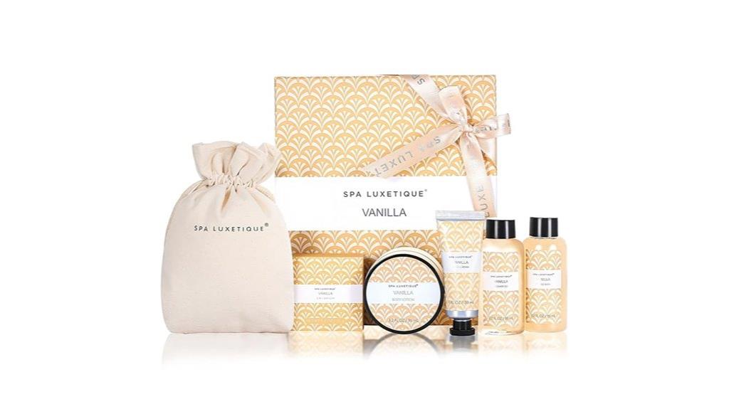 vanilla spa gift set