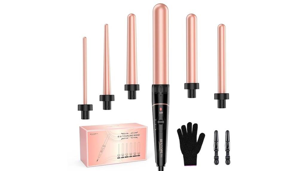versatile long barrel curling wand
