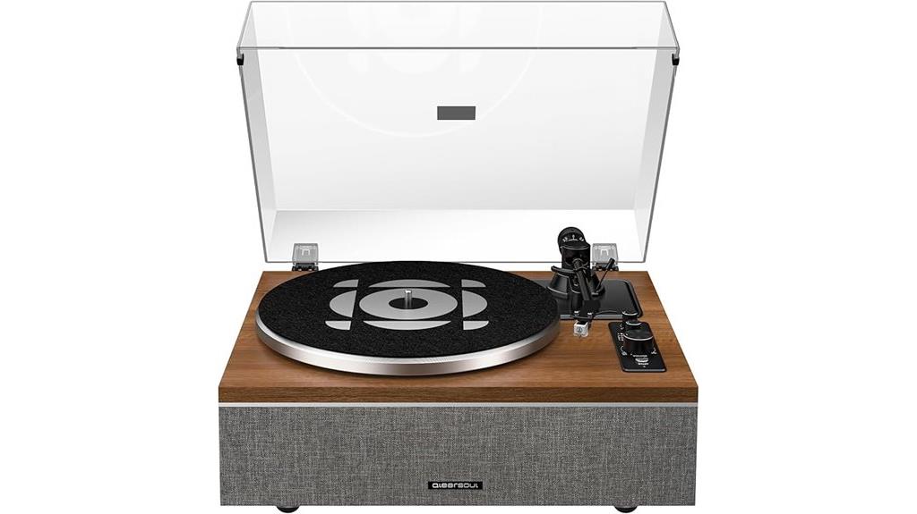 vintage bluetooth vinyl turntable