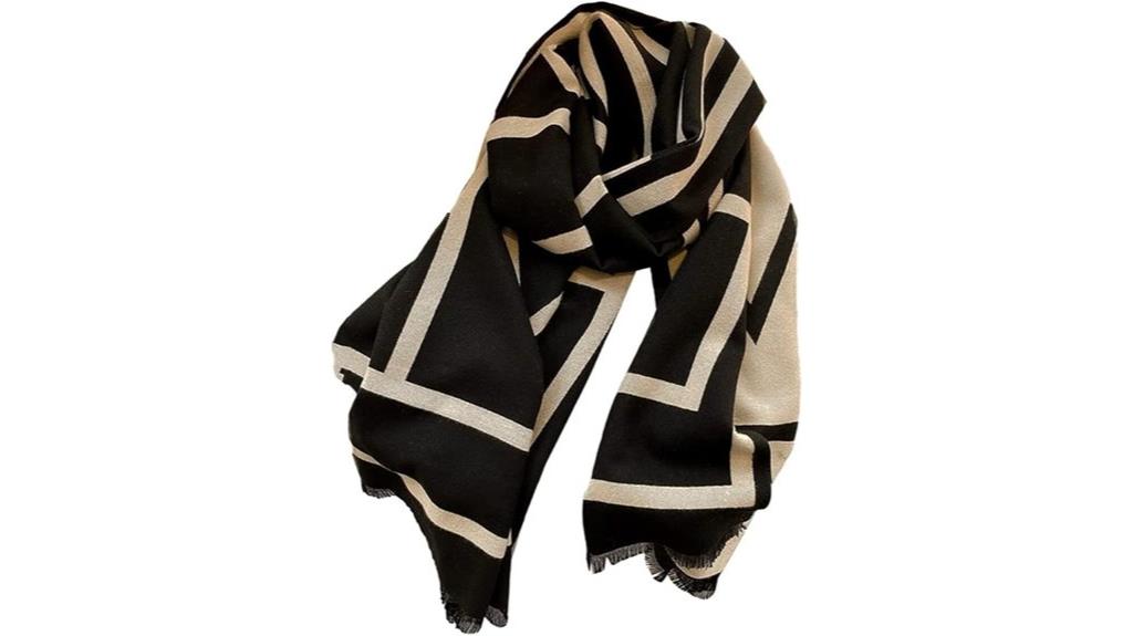 warm large cashmere scarf