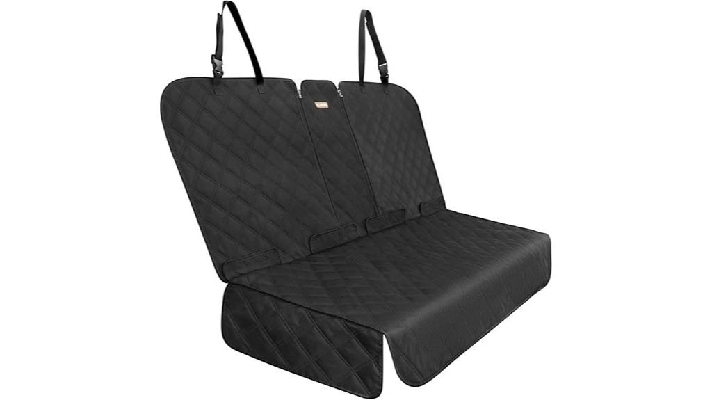 waterproof black seat protector