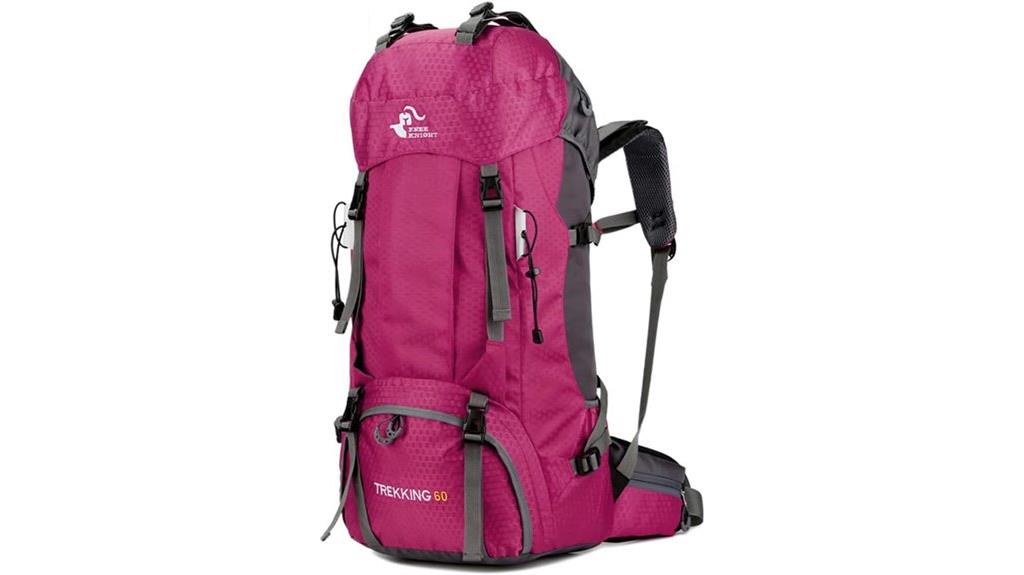 waterproof hiking backpack with rain cover