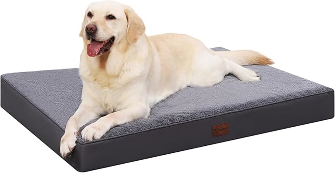 waterproof orthopedic pet bed
