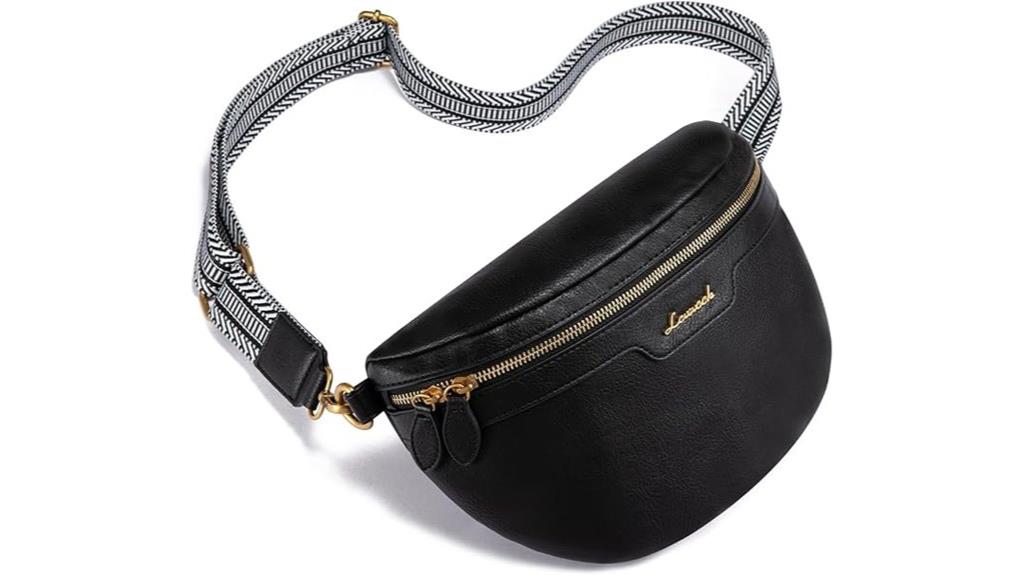 waterproof vegan leather fanny pack