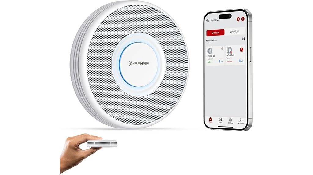 wi fi smoke detector with voice