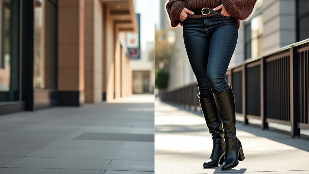 wide calf knee high boots