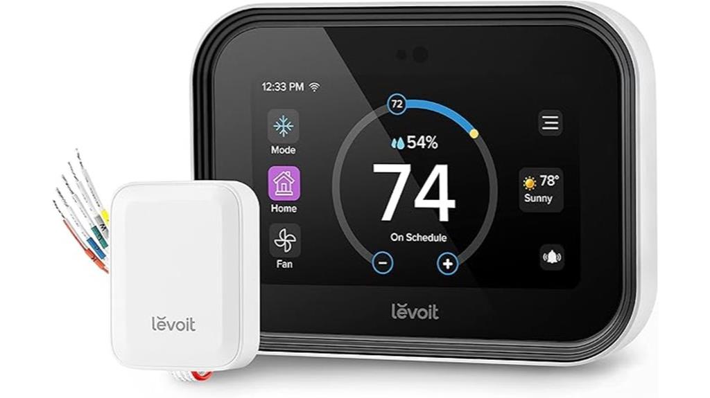 wifi enabled alexa compatible thermostat