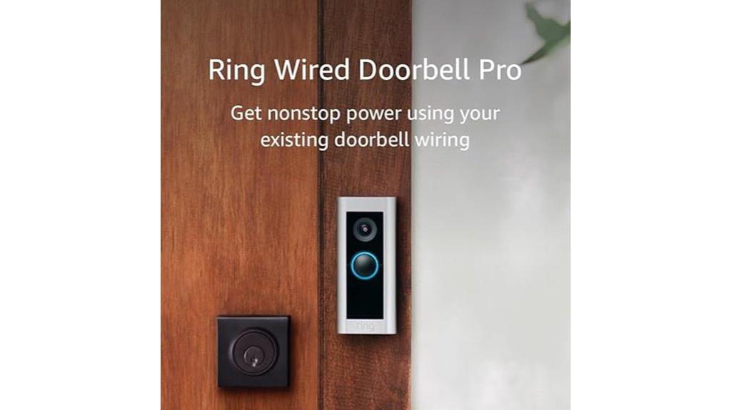 wired doorbell with pro