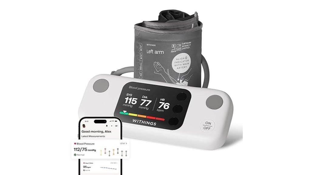 wireless arm blood pressure monitor